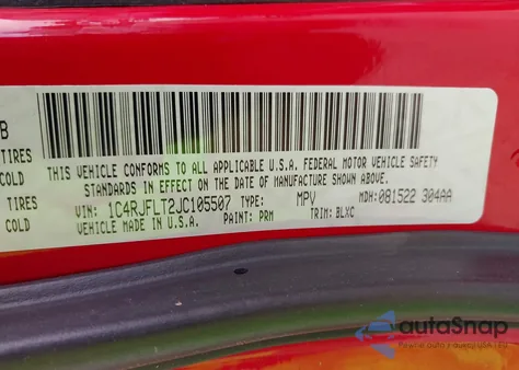 2018 Jeep Grand Cherokee Trailhawk from USA, damaged, VIN 1C4RJFLT2JC105507